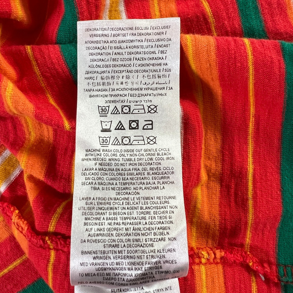 GUESS x J Balvin Vibras Tour Stripe Tee Size Extra Large Streetwear Urban - Picture 7 of 7